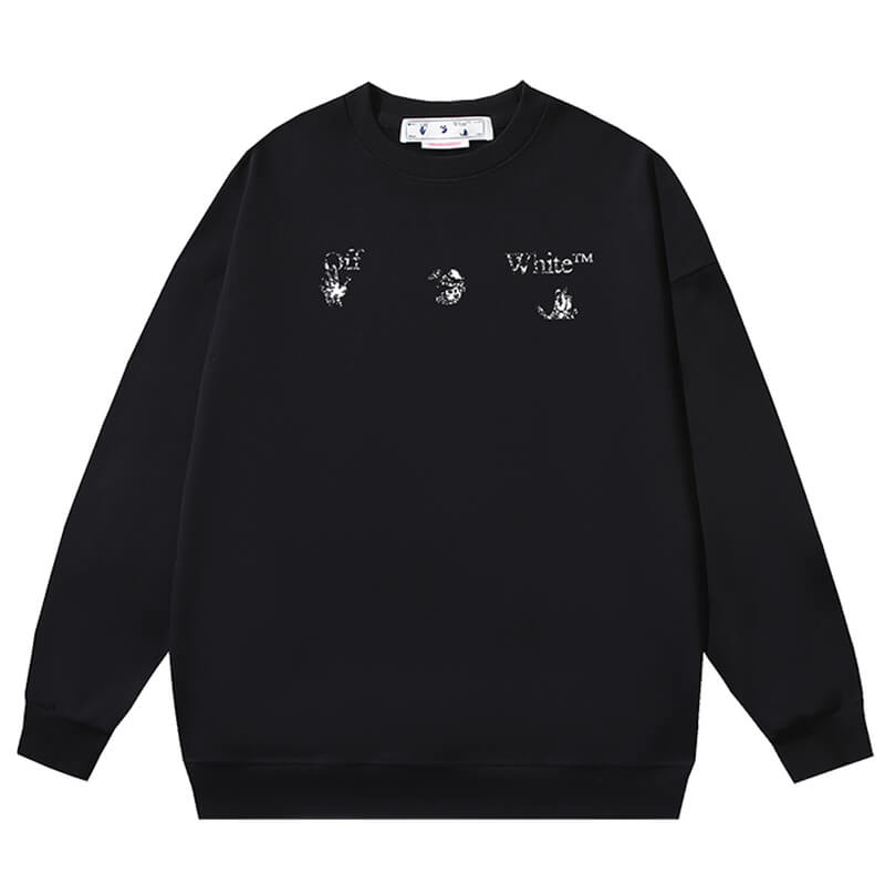 Off-White Peace Worldwide Crewneck Sweatshirt