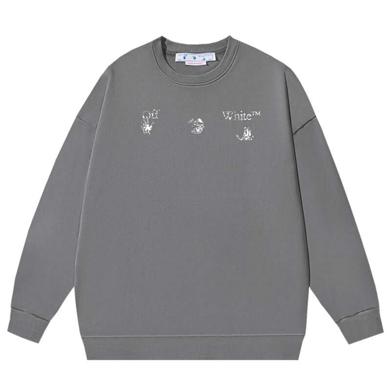 Off-White Peace Worldwide Crewneck Sweatshirt