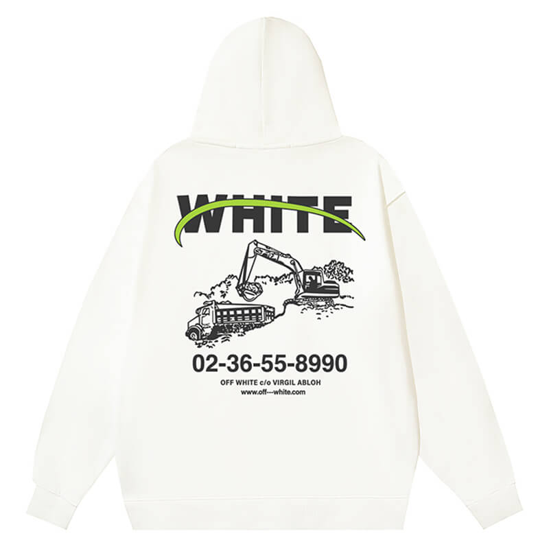 OFF-WHITE c/o Virgil Abloh Construction Graphic Hoodie