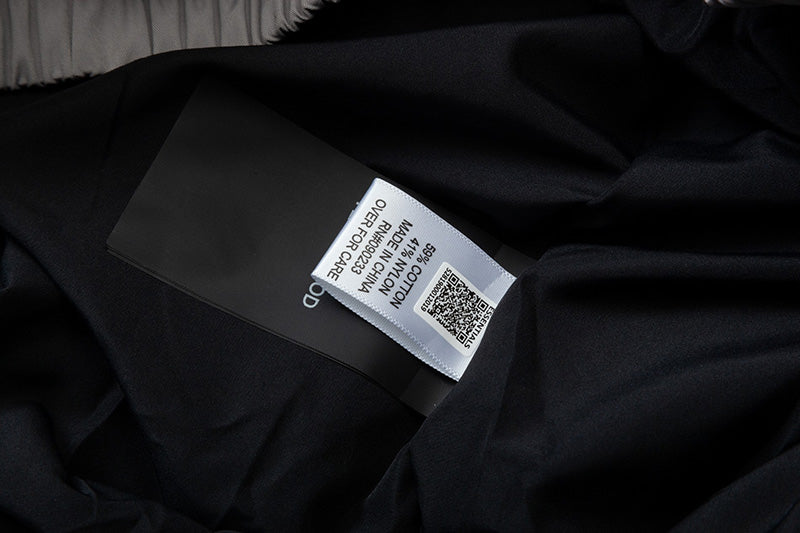 Fear Of God Double Line Essential Laser Stand-Collar Cotton Jacket – Light Grey
