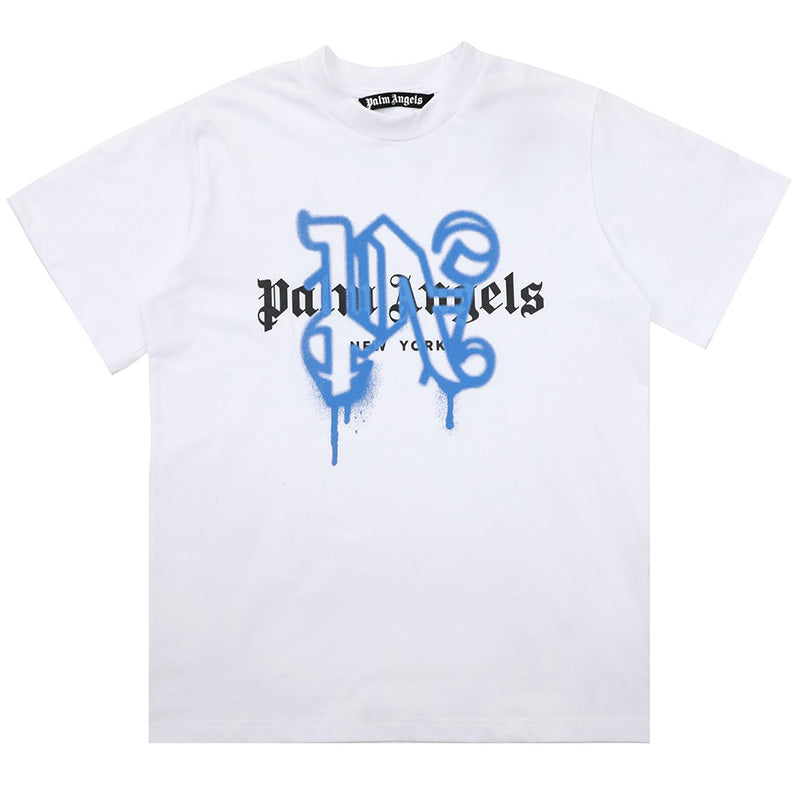 Palm Angels Logo Print T-Shirt – 100% Cotton