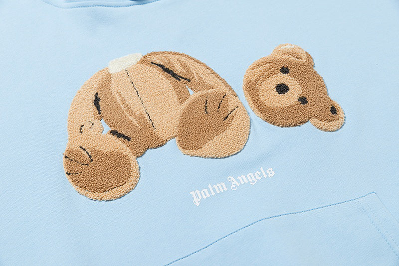 Palm Angels Bear Print Classic Hoodie