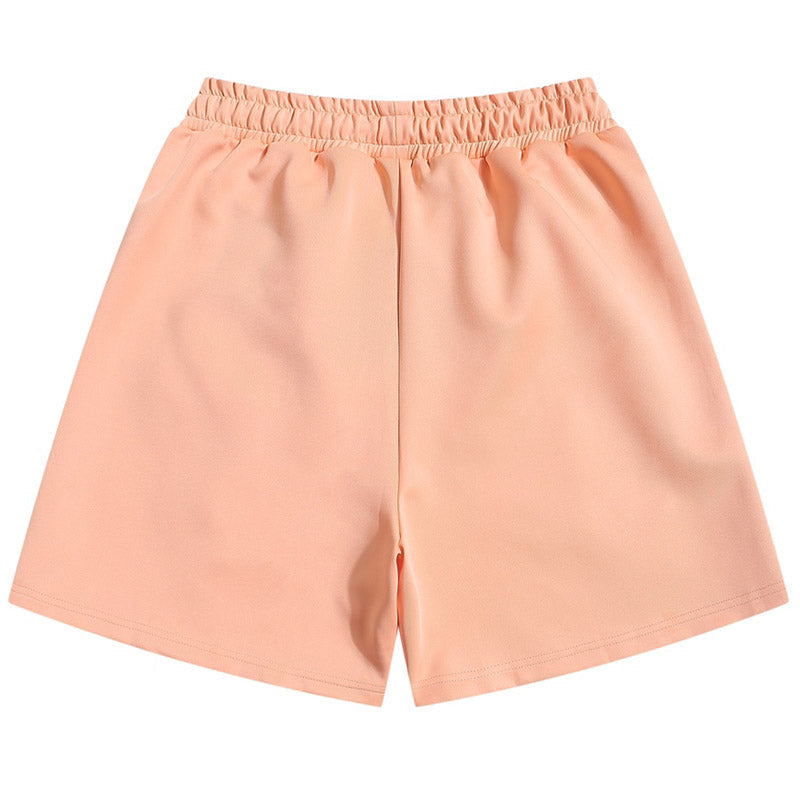 Palm Angels Hyper Monogram-Print Track Shorts – Pink Men's Cotton Shorts