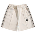 Palm Angels Hyper Monogram-Print Track Shorts – Off-White Men's Cotton Shorts