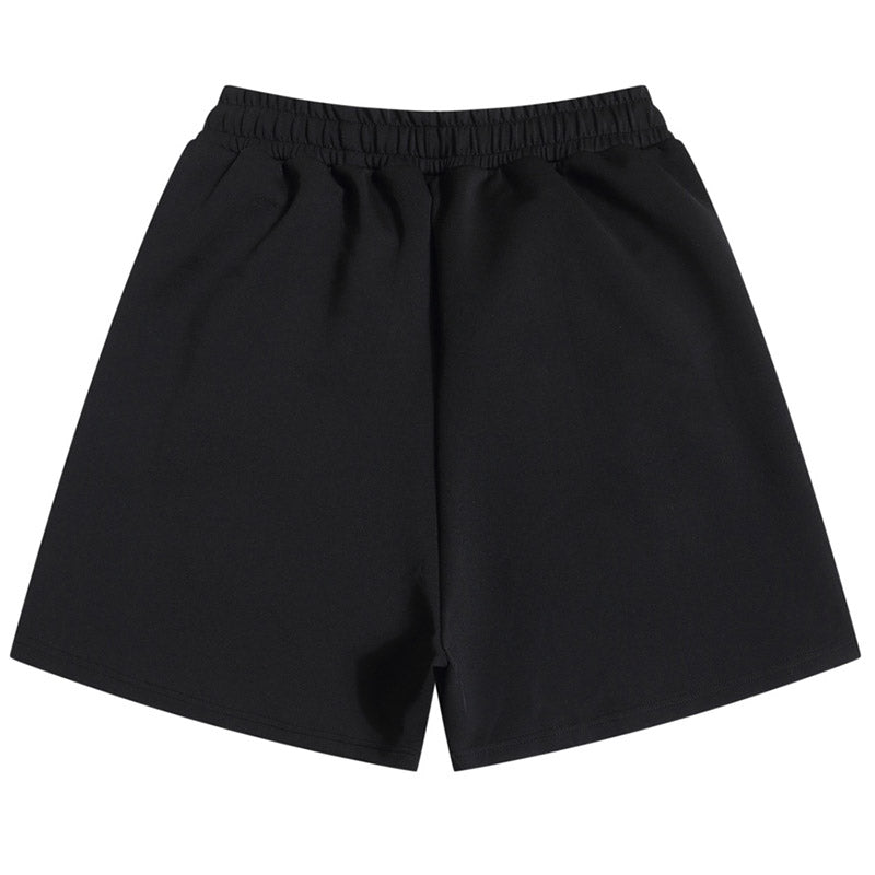 Palm Angels Hyper Monogram-Print Track Shorts – Black Men's Cotton Shorts
