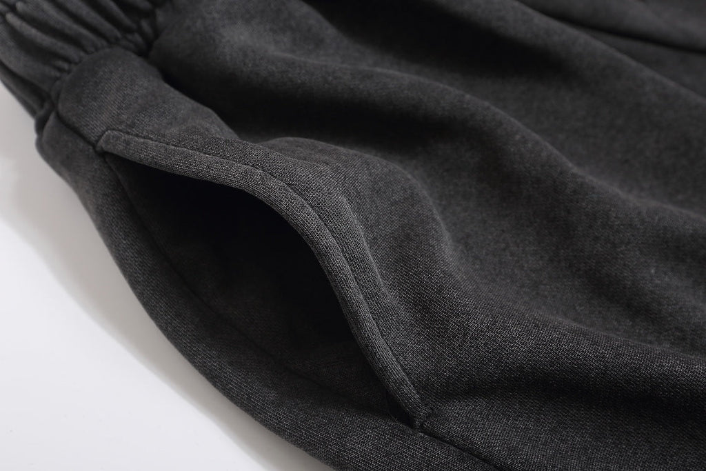 Palm Angels The Palm Cotton Sweat Shorts — Black