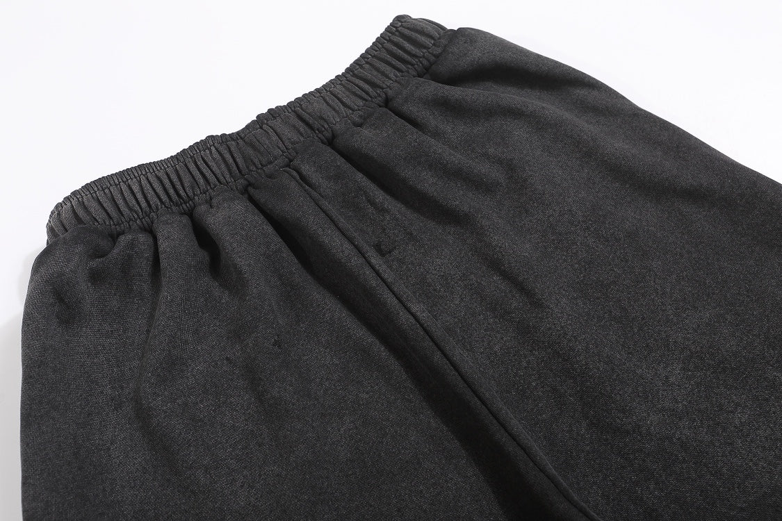 Palm Angels The Palm Cotton Sweat Shorts — Black