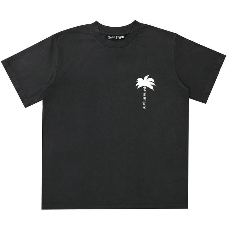Palm Angels Vertical Back Logo T-Shirt – 100% Cotton
