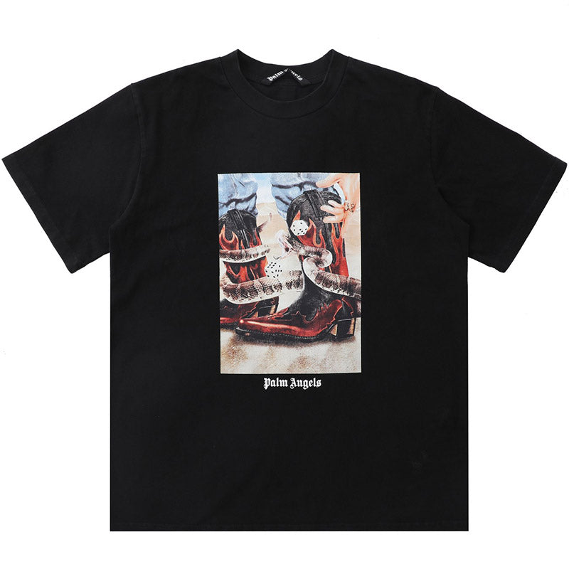 Palm Angels Logo Print T-Shirt