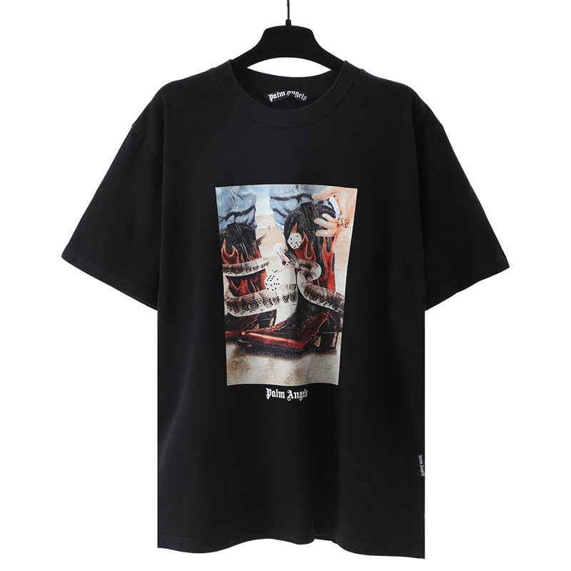 Palm Angels Logo Print T-Shirt