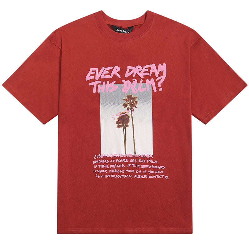Palm Angels Logo Print T-Shirt – Cotton Crew Neck