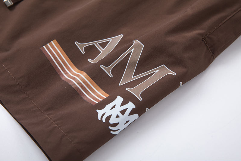 AMIRI Letter Logo Print Shorts