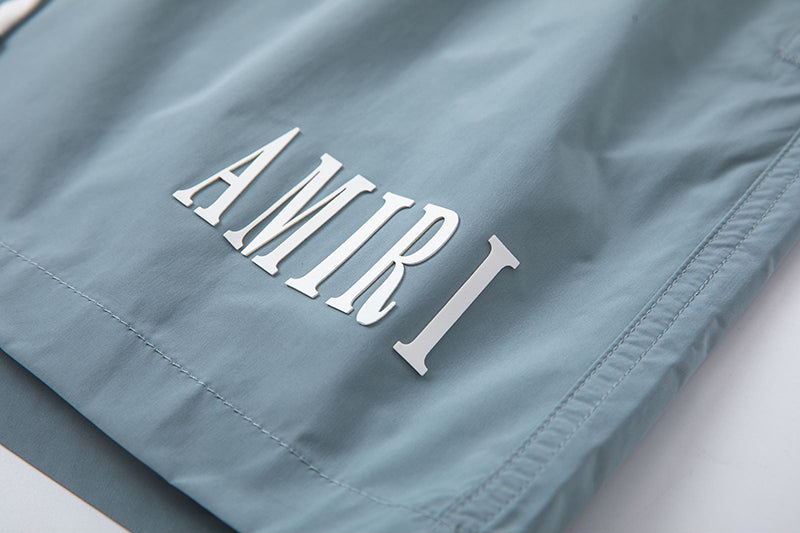 AMIRI Letter Logo Print Shorts