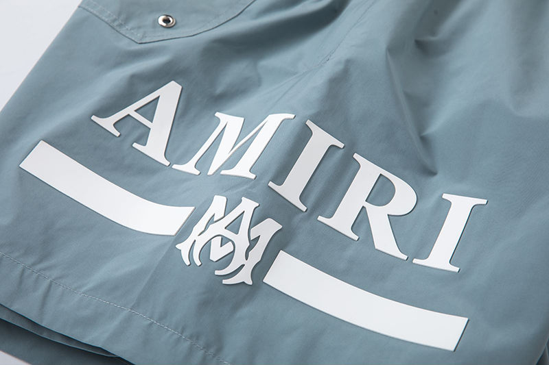 AMIRI Letter Logo Print Shorts