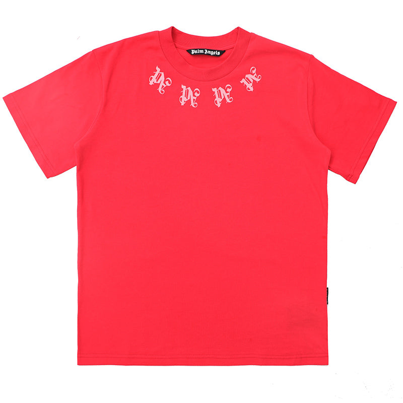 Palm Angels PA Monogram Necklace Neck Logo Oversized T-Shirt
