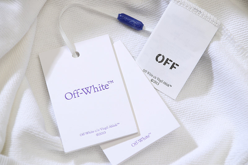 OFF-WHITE Ramage Flower Arrow Drawstring Hoodie