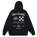 OFF-WHITE Logo Embroidered Drawstring Hoodie