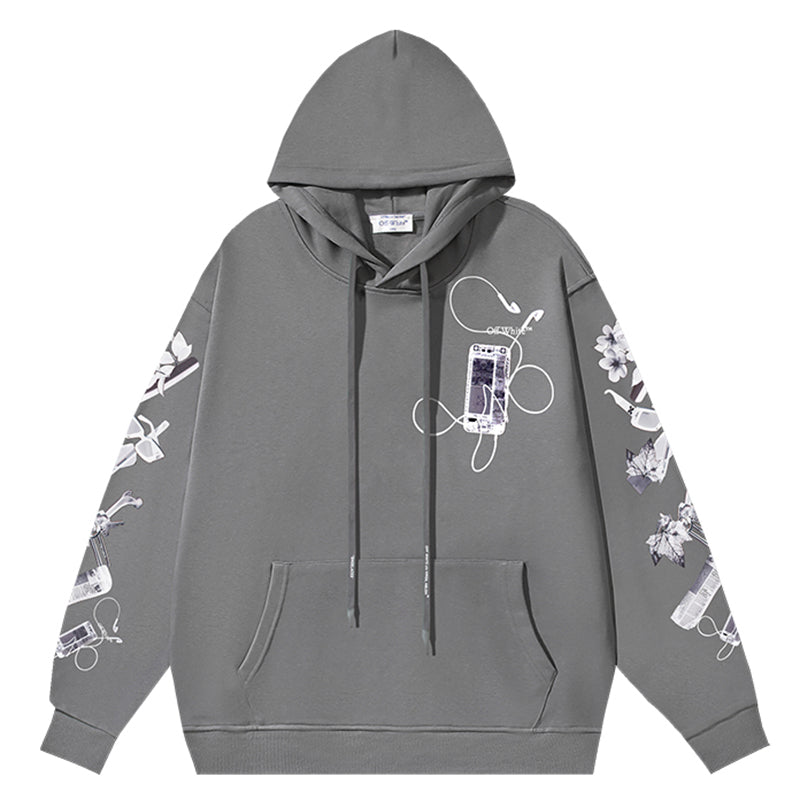 OFF-WHITE Scan Arrow Overprint Hoodie