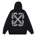 Off-White Cotton Arrow Skate Hoodie