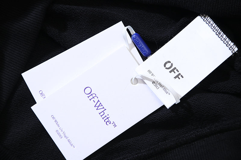 Off-White Cotton Arrow Skate Hoodie