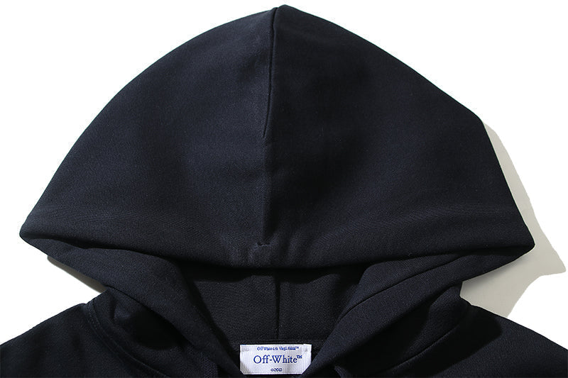 Off-White Rubber Arrow Slim Zip Hoodie