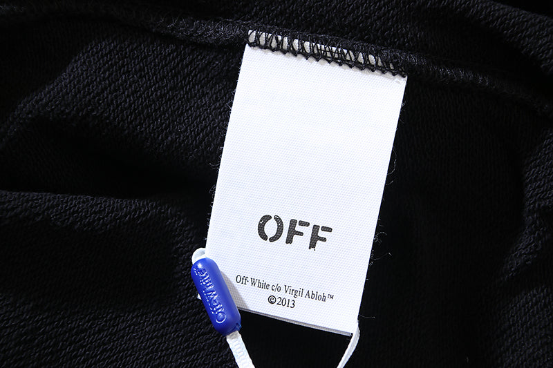 Off-White Rubber Arrow Slim Zip Hoodie