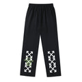 Off-White Arrow Print Casual Trousers – Straight Loose Fit (Style #1072)