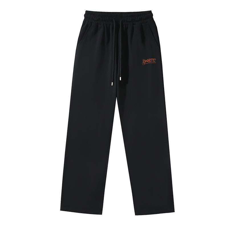 Arrow Printed Straight-Leg Casual Pants #1073
