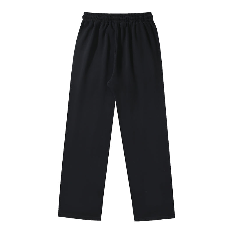 Off-White Floral Graphic Straight-Leg Sweatpants