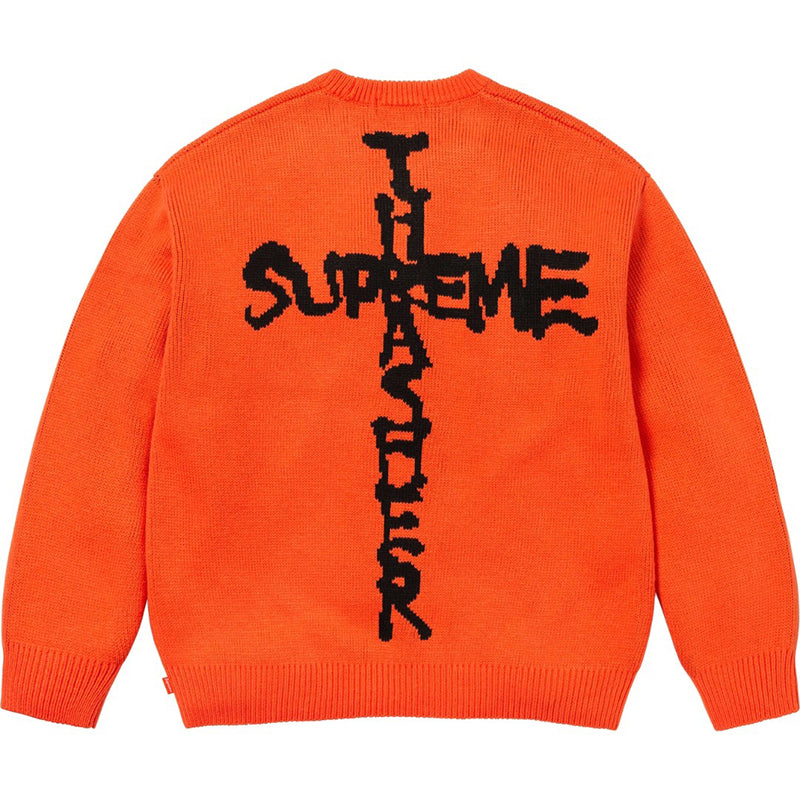 Supreme x Thrasher FW24 Cross Logo Crewneck Sweater