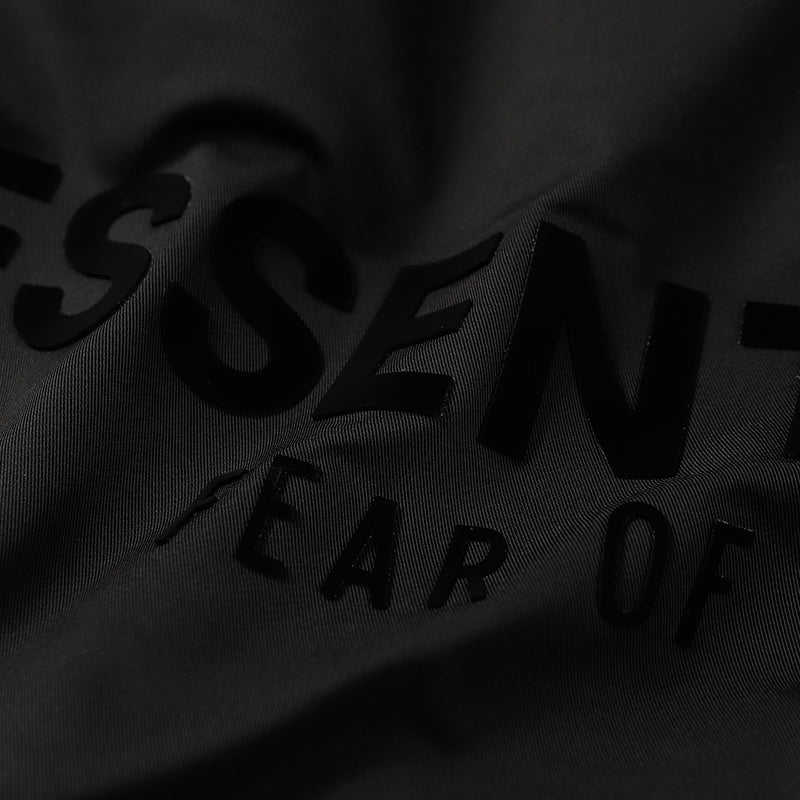 Fear Of God Essentials Padded Hooded Jacket – Black / Beige