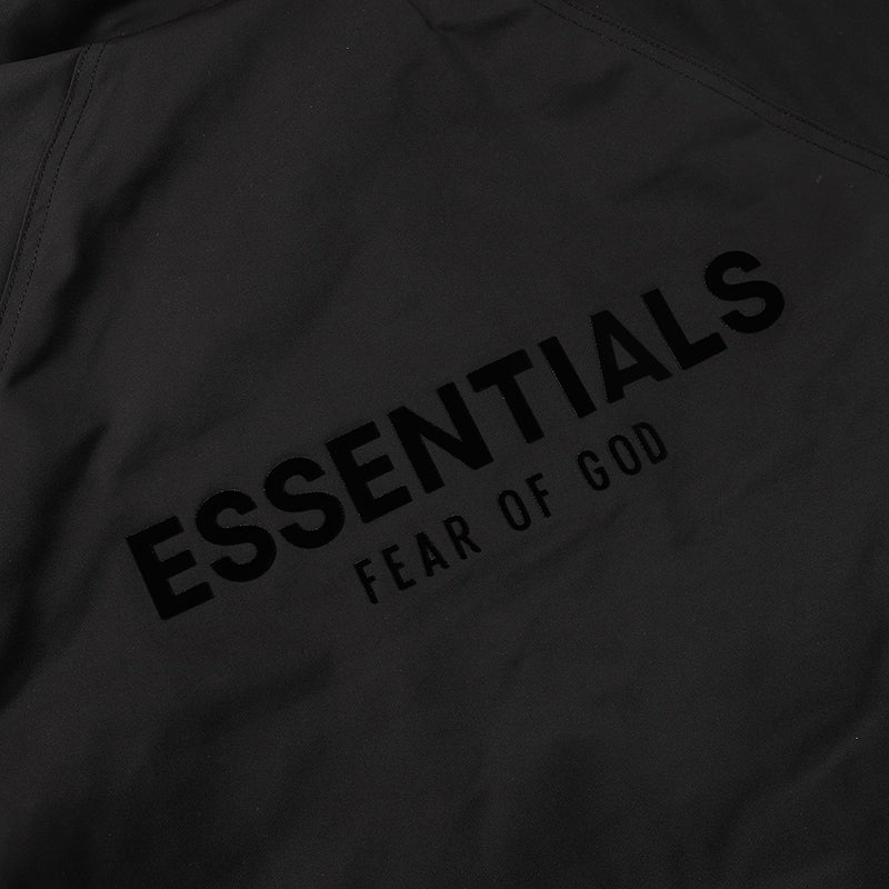 Fear Of God Essentials Padded Hooded Jacket – Black / Beige