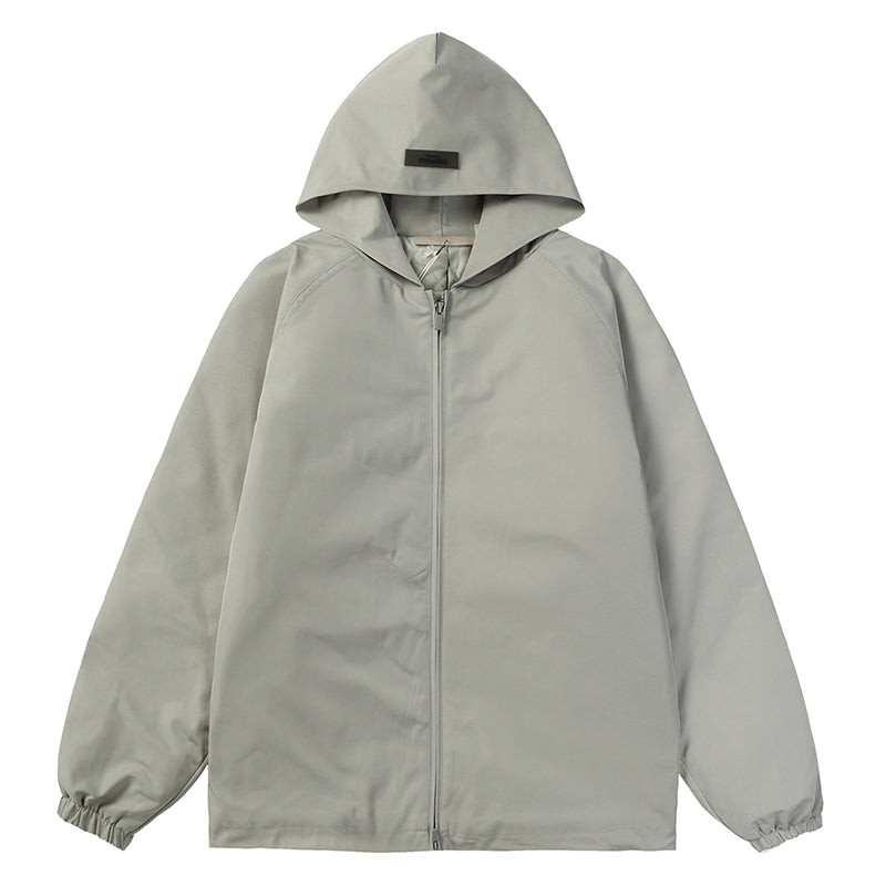 Fear Of God Essentials Padded Hooded Jacket – Light Blue / Grey