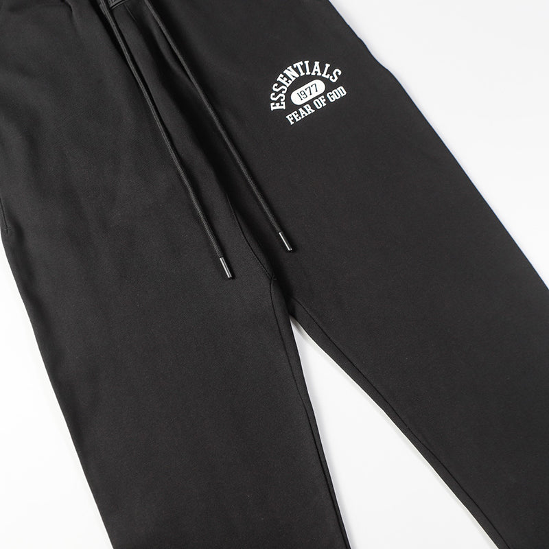 Fear Of God Essentials 1977 Collegiate Sweatpants – Black / Grey