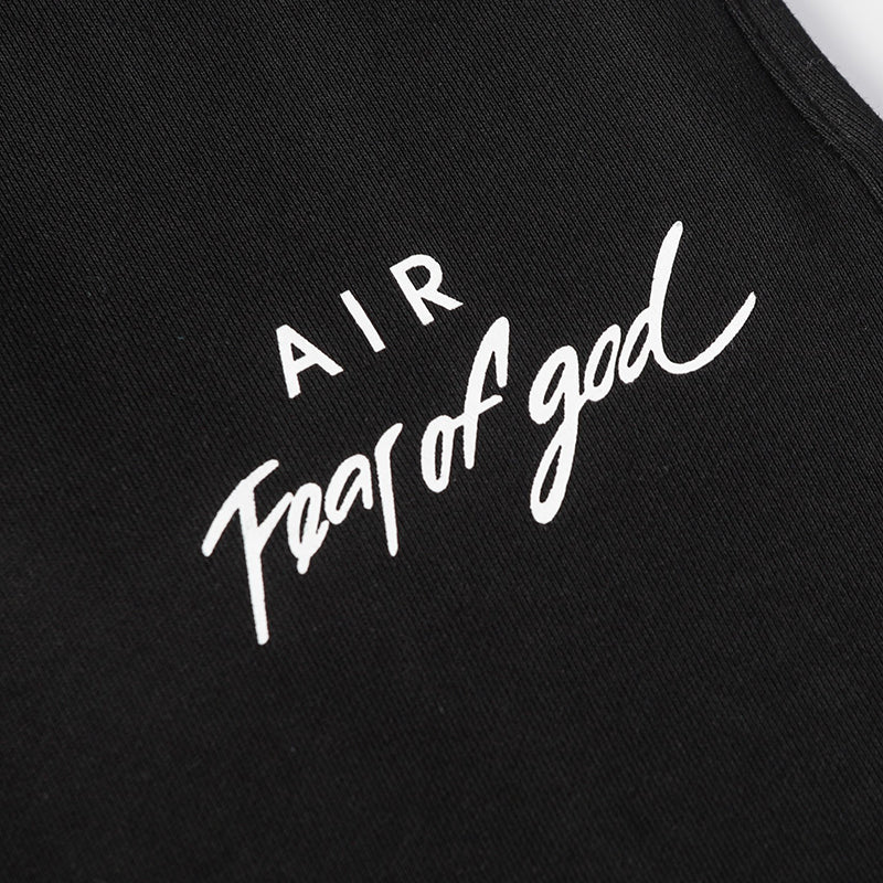 Fear Of God × Nike Air Fear Of God Script Logo Sweatpants – Black / Grey