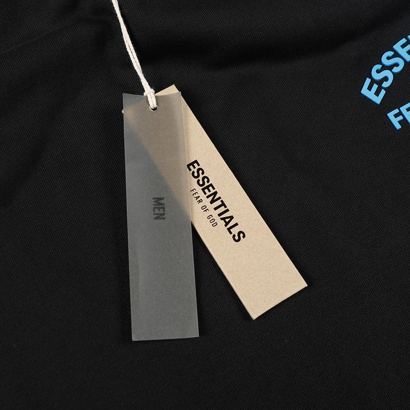 Fear of God Essentials Logo Sweatshirt – Black / White Grey