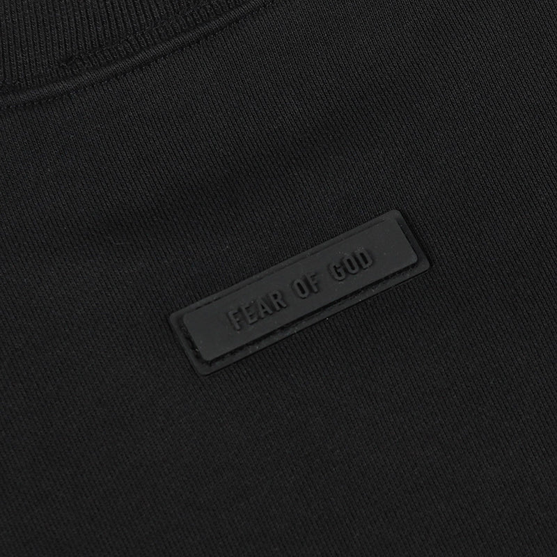 Fear of God Essentials Logo Sweatshirt – Black / White Grey
