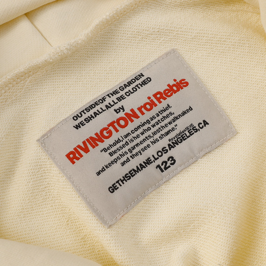 Fear Of God x RRR123 Washed & Distressed Hoodie – Black / Apricot
