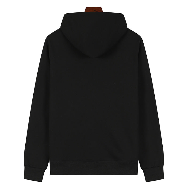 Purple Brand Logo Pattern Hoodie