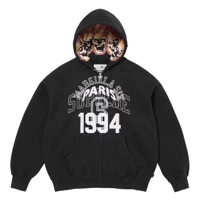 Supreme x Maison Margiela SS24 Zip Up Hooded Sweatshirt