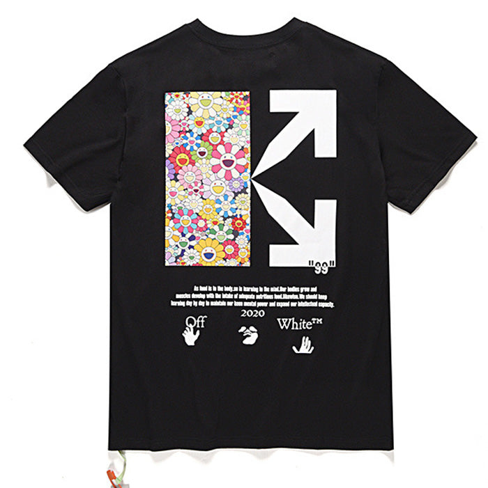 Off-White x Takashi Murakami Flower Arrows T-Shirt