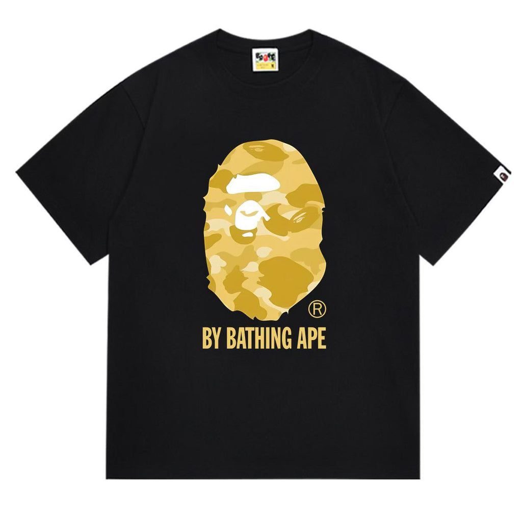 BAPE Ape Head Graphic Tee – Relaxed Fit Cotton Crewneck