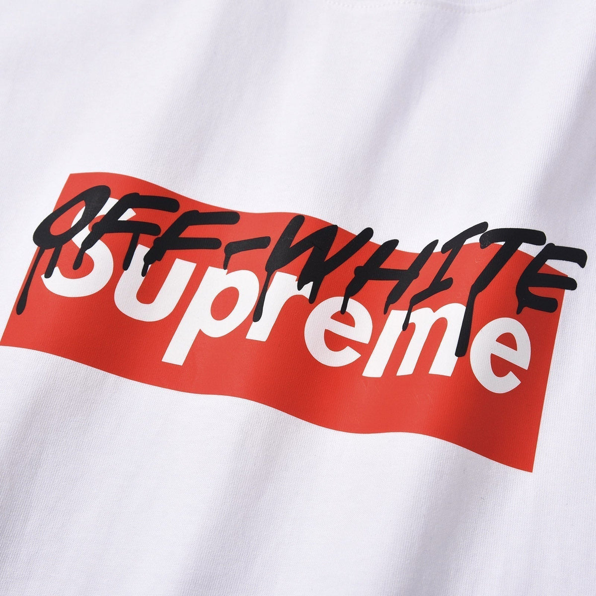 OFF-WHITE x Supreme Box Logo Collab Tee