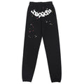Sp5der Classic Flame Logo Graffiti Pant – Black