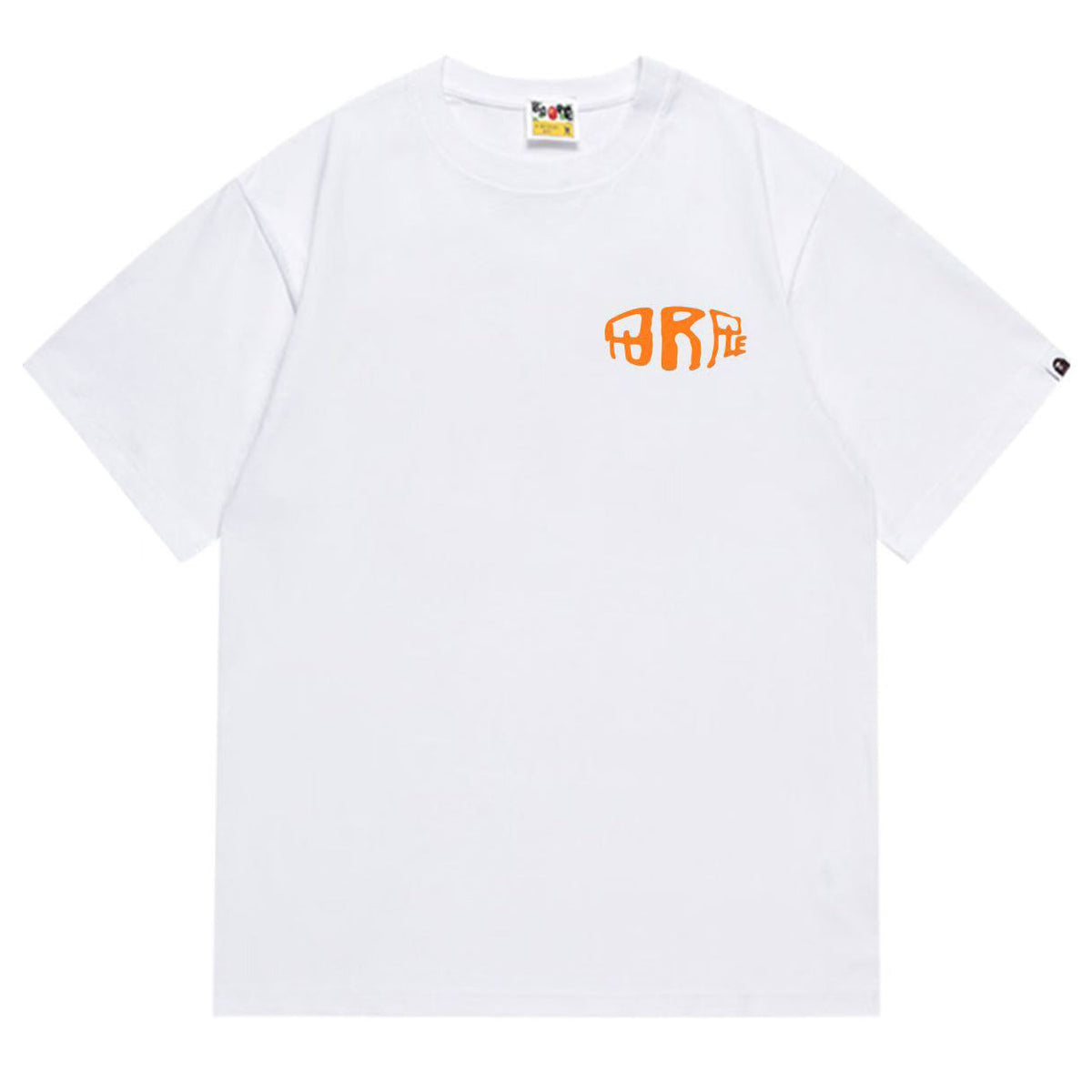 BAPE Letter Graphic Tee – Crew Neck Relaxed Fit