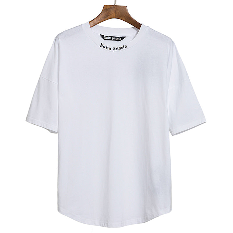 Palm Angels Double-Color Gothic Back Logo T-Shirt – White