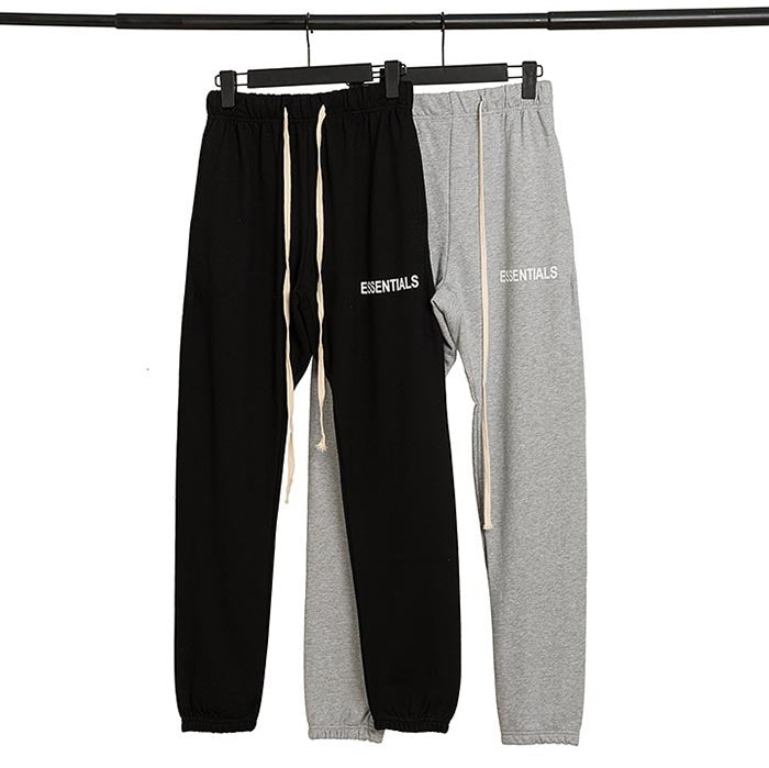 Fear Of God Essentials Logo Joggers – Black / Grey