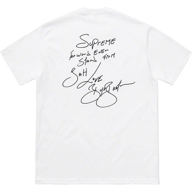 Supreme Rapper Graphic T-Shirt — Black / White
