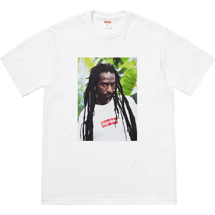 Supreme Rapper Graphic T-Shirt — Black / White