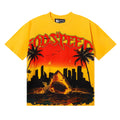 Godspeed City Coconut Tree Shark Graphic T-Shirt